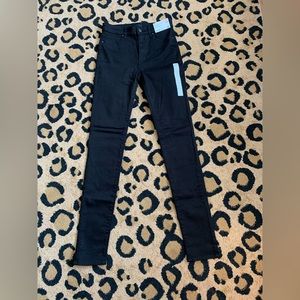 NWT Black Uniqlo Extra Stretch Skinny Jeans Size 28